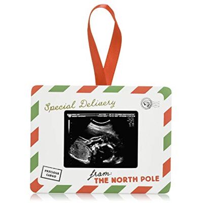 Pearhead Décoration de Noël Sonogramme Cadre à ultrasons Cadeau idéal pour les futurs parents Pearhead Décoration de Noël Sonogramme Cadre à ultrasons Cadeau idéal pour les futurs parents