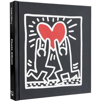 Grupo Erik Album photo autocollant – Keith Haring Album photo Polaroid 6,3 x 6,3 pouces – 16 x 16 cm, 11 pages double face, album photo Instax à couverture rigide Cadeaux d'art graffiti de moins Grupo Erik Album photo autocollant – Keith Haring Album photo Polaroid 6,3 x 6,3 pouces – 16 x 16 cm, 11 pages double face, album photo Instax à couverture rigide Cadeaux d'art graffiti de moins