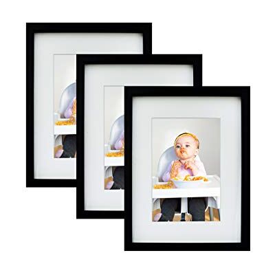 ART Lot de 3 cadres photo, 15 x 21 cm, noirs ART Lot de 3 cadres photo, 15 x 21 cm, noirs