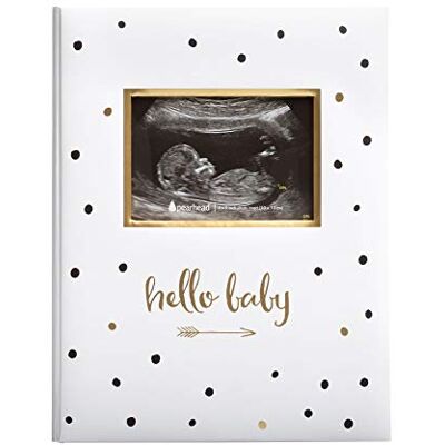 Pearhead Livre de souvenirs Hello Baby Journal des étapes importantes Cadeau de nouvelle maman Souvenir attentionné pour baptême ou baptême Noir et blanc à pois Version anglaise britannique Pearhead Livre de souvenirs Hello Baby Journal des étapes importantes Cadeau de nouvelle maman Souvenir attentionné pour baptême ou baptême Noir et blanc à pois Version anglaise britannique