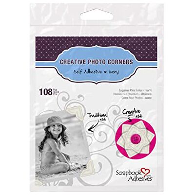 Scrapbook Adhesives Lot de 108 autocollants pour scrapbooking Papier créatif Ivoire 3 L Scrapbook Adhesives Lot de 108 autocollants pour scrapbooking Papier créatif Ivoire 3 L