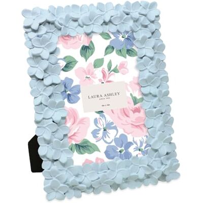 Laura Ashley Cadre photo en résine texturée et ornée, fait à la main, chevalet et crochet pour exposition sur une table et murale, design floral, décoration d'intérieur, pour galerie de photos, d'art, Laura Ashley Cadre photo en résine texturée et ornée, fait à la main, chevalet et crochet pour exposition sur une table et murale, design floral, décoration d'intérieur, pour galerie de photos, d'art,