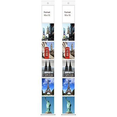 trendfinding 2 pochettes photo 10 x 15 cm pour 6 photos, format portrait, support photo, porte-cartes, support mural pour cartes trendfinding 2 pochettes photo 10 x 15 cm pour 6 photos, format portrait, support photo, porte-cartes, support mural pour cartes