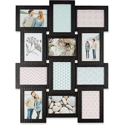 levandeo Cadre photo (l x H x P) : 46,5 x 31 x 2,5 cm 12 photos 10 x 15 cm Noir levandeo Cadre photo (l x H x P) : 46,5 x 31 x 2,5 cm 12 photos 10 x 15 cm Noir