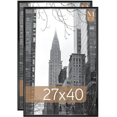 MCS Trendsetter Lot de 2 cadres pour affiches, noir, 68,6 x 101,6 cm MCS Trendsetter Lot de 2 cadres pour affiches, noir, 68,6 x 101,6 cm