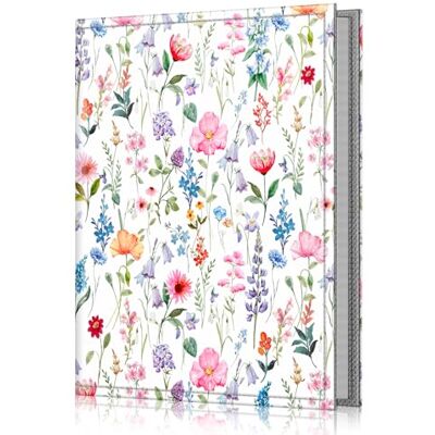 FINTIE Album photo de 10 x 15 cm – 52 pochettes de petite capacité avec couverture en cuir végétalien de qualité supérieure, album portefeuille portable pour famille, mariage (Flower Fantasy) FINTIE Album photo de 10 x 15 cm – 52 pochettes de petite capacité avec couverture en cuir végétalien de qualité supérieure, album portefeuille portable pour famille, mariage (Flower Fantasy)