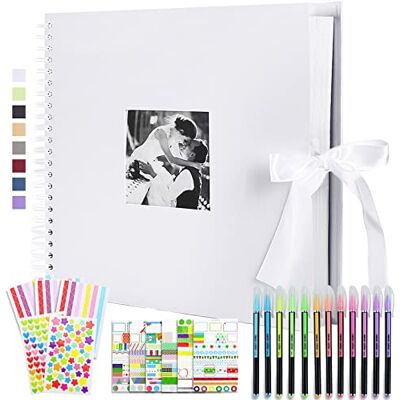 Vienrose Album Photo Scrapbooking 10x15 Livre Fait à La Main DIY Album 80 Pages Cadeaux pour Bebe Valentin Anniversaire Enfant Mariage Voyage Festival L'Obtention du DiplôMe Vienrose Album Photo Scrapbooking 10x15 Livre Fait à La Main DIY Album 80 Pages Cadeaux pour Bebe Valentin Anniversaire Enfant Mariage Voyage Festival L'Obtention du DiplôMe