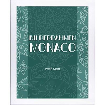 Homedeco-24 Cadre photo Monaco 20 x 38 cm Blanc mat Homedeco-24 Cadre photo Monaco 20 x 38 cm Blanc mat