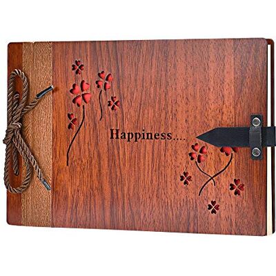 ZEEYUAN Scrapbooking Album DIY Album Photo Scrapbooking 80 Pages avec 120 Photos de Mariage Livre d'or pour Anniversaire Et Mariage ZEEYUAN Scrapbooking Album DIY Album Photo Scrapbooking 80 Pages avec 120 Photos de Mariage Livre d'or pour Anniversaire Et Mariage