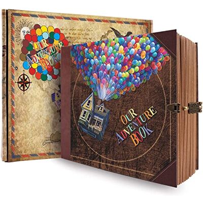 Xiongxiong Our Adventure Book 146 pages Album photo scrapbooking 22,5 x 19,8 cm, couverture de lettre en relief, journal de voyage, journal de voyage, livre de souvenirs pour couples, livre de souvenirs pour Xiongxiong Our Adventure Book 146 pages Album photo scrapbooking 22,5 x 19,8 cm, couverture de lettre en relief, journal de voyage, journal de voyage, livre de souvenirs pour couples, livre de souvenirs pour