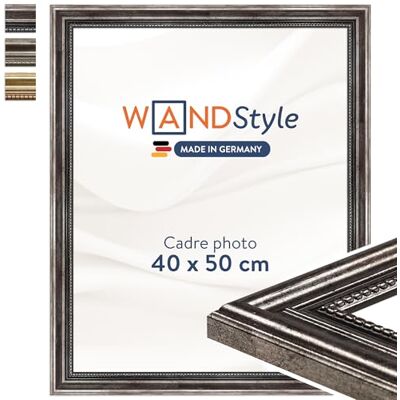 WANDStyle Cadre photo bois vintage, cadre raffiné, cadres photo 40x50 cm WANDStyle Cadre photo bois vintage, cadre raffiné, cadres photo 40x50 cm