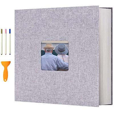 Vienrose Album photo autocollant gris 33x32 cm pour 600 photos scrapbooking 120 pages Vienrose Album photo autocollant gris 33x32 cm pour 600 photos scrapbooking 120 pages