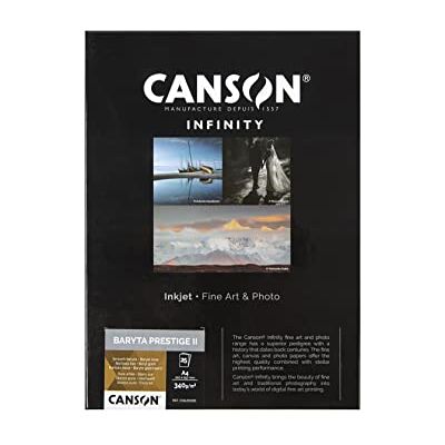 Canson Infinity Baryta Prestige II Boîte A4 25 feuilles 340 g Canson Infinity Baryta Prestige II Boîte A4 25 feuilles 340 g