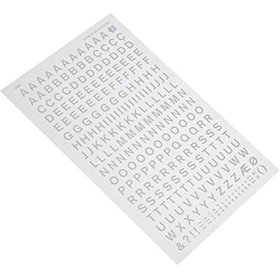 Agipa - Decadry - Blanc - 6mm - Lettres de transfert sèches Agipa - Decadry - Blanc - 6mm - Lettres de transfert sèches