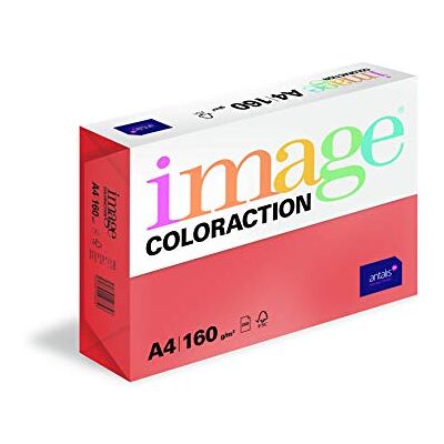 IMAGE Coloraction Lot de 250 feuilles de papier pour photocopieur Motif chile/rouge 160 g/m² Format A4 IMAGE Coloraction Lot de 250 feuilles de papier pour photocopieur Motif chile/rouge 160 g/m² Format A4