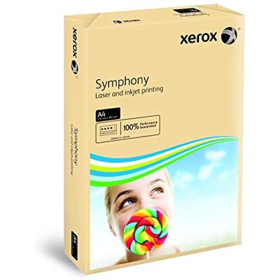 Xerox Symphony pastel Papier de couleur Orange Saumon 80 g/m² A4 Ramette de 500 feuilles Xerox Symphony pastel Papier de couleur Orange Saumon 80 g/m² A4 Ramette de 500 feuilles