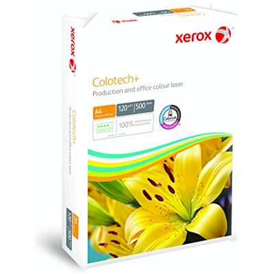 Xerox Colotech+ Papier de qualité supérieure Blanc 120 g/m² A4 Ramette de 500 feuilles Xerox Colotech+ Papier de qualité supérieure Blanc 120 g/m² A4 Ramette de 500 feuilles