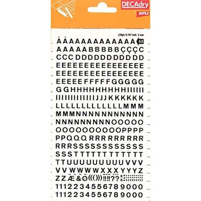APLI - Transferable Letters and Numbers - Lettres et chiffres APLI - Transferable Letters and Numbers - Lettres et chiffres