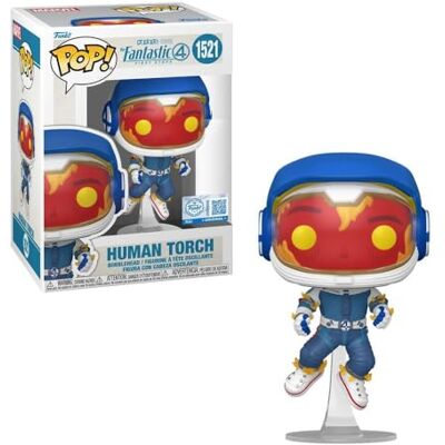 Funko Pop! Pop Fantastique Quatre Torches Humaines Astronaute Ver. Figurine déformée Funko Pop! Pop Fantastique Quatre Torches Humaines Astronaute Ver. Figurine déformée