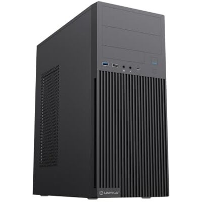 Unykach Boîtier ATX Aero C360 avec source d'alimentation 500 W Unykach Boîtier ATX Aero C360 avec source d'alimentation 500 W