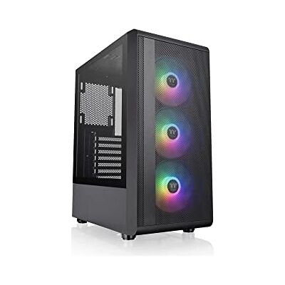 Thermaltake S200 Tg Black Tower Case With Window One Size Thermaltake S200 Tg Black Tower Case With Window One Size