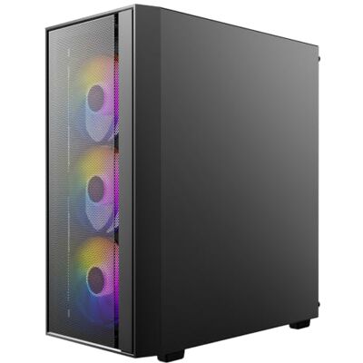 Antec AX65 ARGB Boîtier PC Tour midi Gaming ATX, Noir Antec AX65 ARGB Boîtier PC Tour midi Gaming ATX, Noir