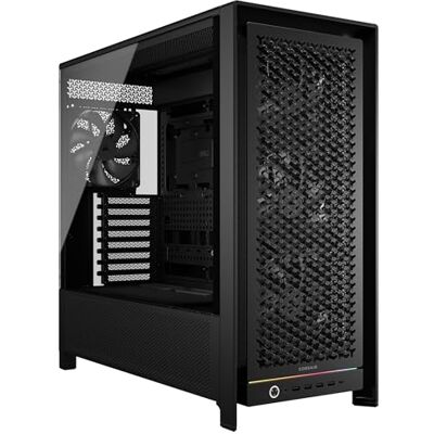 Corsair FRAME 5000D RS Boîtier Modulaire Mid-Tower à Haut Débit d'Air – 4x Ventilateurs RS Pré-Installés, Système de Support pour Ventilateur InfiniRail – Noir Corsair FRAME 5000D RS Boîtier Modulaire Mid-Tower à Haut Débit d'Air – 4x Ventilateurs RS Pré-Installés, Système de Support pour Ventilateur InfiniRail – Noir