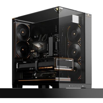Thermalright TR A70 ATX Boîtier de jeu en verre sans support sur trois côtés, 8 emplacements de ventilateur CPU + flux d'air quatre voies, fermeture rapide sans outil, montage vertical de carte Thermalright TR A70 ATX Boîtier de jeu en verre sans support sur trois côtés, 8 emplacements de ventilateur CPU + flux d'air quatre voies, fermeture rapide sans outil, montage vertical de carte