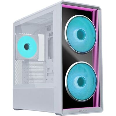 Lian-Li LANCOOL 217 INF PC-Geh?use, Midi-Tower, Tempered Glass, RGB-Beleuchtung wei? Lian-Li LANCOOL 217 INF PC-Geh?use, Midi-Tower, Tempered Glass, RGB-Beleuchtung wei?
