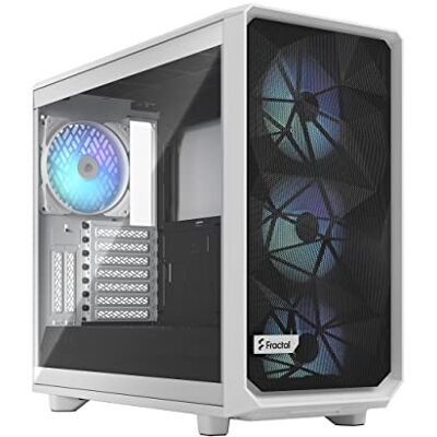 Fractal Design Meshify 2 White TG Clear Tint RGB Fractal Design Meshify 2 White TG Clear Tint RGB