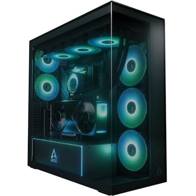 Arctic Xtender VG (Black tinted) avec Montage Vertical de GPU Boîtier PC Arctic Xtender VG (Black tinted) avec Montage Vertical de GPU Boîtier PC