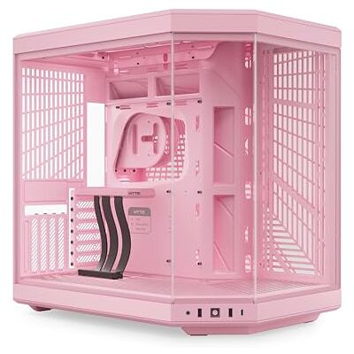 HYTE Y70 Boîtier PC de jeu ATX pour tour moyenne – Verre trempé panoramique – Double chambre – Châssis à haut débit d'air – Câble élévateur PCIE 4.0 inclus – Esthétique moderne – Lait de fraise (rose) HYTE Y70 Boîtier PC de jeu ATX pour tour moyenne – Verre trempé panoramique – Double chambre – Châssis à haut débit d'air – Câble élévateur PCIE 4.0 inclus – Esthétique moderne – Lait de fraise (rose)