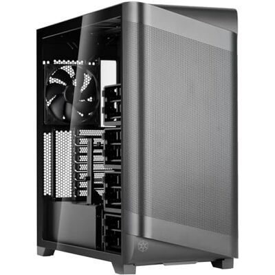 Boîtier Tour Silverstone A2 - Haute circulation d'air, Compatible avec cartes mères, Supporte radiateurs jusqu'à 420 mm Boîtier Tour Silverstone A2 - Haute circulation d'air, Compatible avec cartes mères, Supporte radiateurs jusqu'à 420 mm