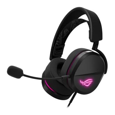 Asus ROG Pelta Core Casque Gaming Filaire léger Noir Casque filaire 300g, HP 50mm titane, micro 10mm, USB-C, égaliseur. Pour PC, Switch, PS5 Asus ROG Pelta Core Casque Gaming Filaire léger Noir Casque filaire 300g, HP 50mm titane, micro 10mm, USB-C, égaliseur. Pour PC, Switch, PS5