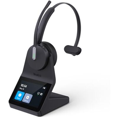 Yealink WH64 Pro Casque sans Fil DECT & Bluetooth, Écran Tactile 3,5" Mono,certifié Teams & UC,185m Portée,26H Conversation,Micro Antibruit,Casque de Bureau pour Téléphone Fixe Laptop PC Yealink WH64 Pro Casque sans Fil DECT & Bluetooth, Écran Tactile 3,5" Mono,certifié Teams & UC,185m Portée,26H Conversation,Micro Antibruit,Casque de Bureau pour Téléphone Fixe Laptop PC