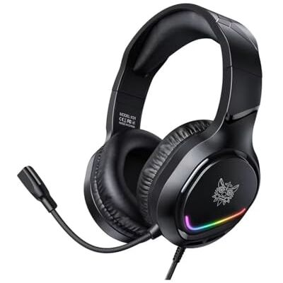 ONIKUMA GAMING ONIKUMA X31 Casque filaire avec éclairage coloré RVB Son Surround Casque filaire pour PC Gamers Xbox ONIKUMA GAMING ONIKUMA X31 Casque filaire avec éclairage coloré RVB Son Surround Casque filaire pour PC Gamers Xbox
