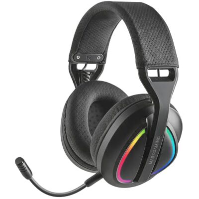 Mars Gaming MHW-Quasar Casque Gaming sans Fil ARGB Flow Tri-Mode 2.4G PRO + Bluetooth 6.0 + Câble, Batterie 40h, Drivers 50mm, Microphone Amovible, Coussinets et Arceau AIR, Noir Mars Gaming MHW-Quasar Casque Gaming sans Fil ARGB Flow Tri-Mode 2.4G PRO + Bluetooth 6.0 + Câble, Batterie 40h, Drivers 50mm, Microphone Amovible, Coussinets et Arceau AIR, Noir