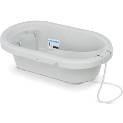 Foppapedretti Bath&co Bac avec réducteur ergonomique, de la naissance à 12 mois, gris Foppapedretti Bath&co Bac avec réducteur ergonomique, de la naissance à 12 mois, gris
