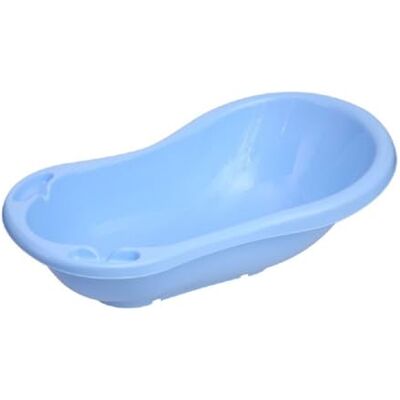 Lorelli Baignoire pour bébé avec compartiments de rangement 84 cm Forme ergonomique Bleu Dès la naissance Lorelli Baignoire pour bébé avec compartiments de rangement 84 cm Forme ergonomique Bleu Dès la naissance