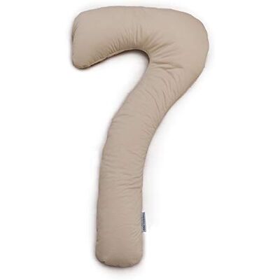 Theraline my7 Bamboo Collection Housse de rechange pour coussin de positionnement latéral en viscose de bambou fine + coton bio, collection bambou cappuccino Theraline my7 Bamboo Collection Housse de rechange pour coussin de positionnement latéral en viscose de bambou fine + coton bio, collection bambou cappuccino