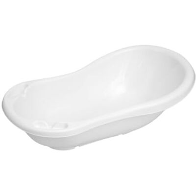 Lorelli Baignoire pour bébé avec compartiments de rangement Blanc 84 cm Lorelli Baignoire pour bébé avec compartiments de rangement Blanc 84 cm