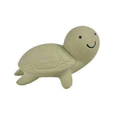 Tikiri Ocean Buddies Tortue 3 en 1 Hochet, Massagengive, Jeu de bain 100% caoutchouc naturel Tikiri Ocean Buddies Tortue 3 en 1 Hochet, Massagengive, Jeu de bain 100% caoutchouc naturel