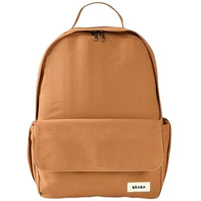 Béaba , Sac à Dos à Langer Tokyo 21L – Sac à Langer Bébé Maman Papa, Format Mains Libres, 9 Poches, Poche Isotherme, Attache Poussette, Tapis à Langer Matelassé, Textile Déperlant, Ocre Béaba , Sac à Dos à Langer Tokyo 21L – Sac à Langer Bébé Maman Papa, Format Mains Libres, 9 Poches, Poche Isotherme, Attache Poussette, Tapis à Langer Matelassé, Textile Déperlant, Ocre