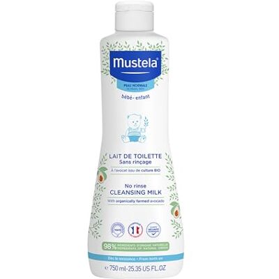 Mustela Lait de Toilette Bébé Sans Rinçage Soin Nettoyant et Favorisant l'Hydratation 98% d'ingrédients d'origine naturelle Haute Tolérance Hygiène Bébé Douce Visage et Siège Peau Normale Mustela Lait de Toilette Bébé Sans Rinçage Soin Nettoyant et Favorisant l'Hydratation 98% d'ingrédients d'origine naturelle Haute Tolérance Hygiène Bébé Douce Visage et Siège Peau Normale