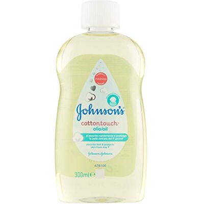 Johnson & Johnson JOHNSON'S Baby, Huile pour enfants et nouveau-nés Cottontouch, avec du vrai coton, absorption rapide, 300 ml Johnson & Johnson JOHNSON'S Baby, Huile pour enfants et nouveau-nés Cottontouch, avec du vrai coton, absorption rapide, 300 ml