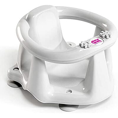 OKBABY Flipper Anti-Slip Baby Bath Seat and Thermomètre, Blanc OKBABY Flipper Anti-Slip Baby Bath Seat and Thermomètre, Blanc
