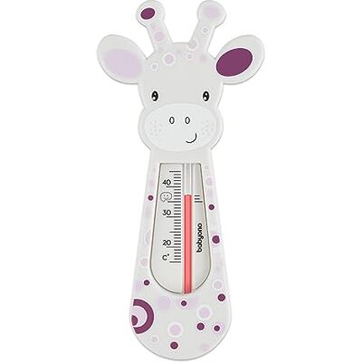 Baby Comfort Thermomètre de bain flottant Girafe pour bébé Gris Baby Comfort Thermomètre de bain flottant Girafe pour bébé Gris