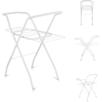 Cangaroo Aqua Support de baignoire pour bébé 2 en 1 en métal pliable Couleur : blanc Cangaroo Aqua Support de baignoire pour bébé 2 en 1 en métal pliable Couleur : blanc