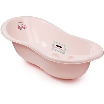 BABYLON Shuttle Bath Baignoire Bébé+thermomètre, grande, 0-18M, Rose BABYLON Shuttle Bath Baignoire Bébé+thermomètre, grande, 0-18M, Rose