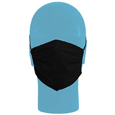 Italbaby Lot de 3 masques de protection filtrant lavable pour adultes, noir, 50 g Italbaby Lot de 3 masques de protection filtrant lavable pour adultes, noir, 50 g